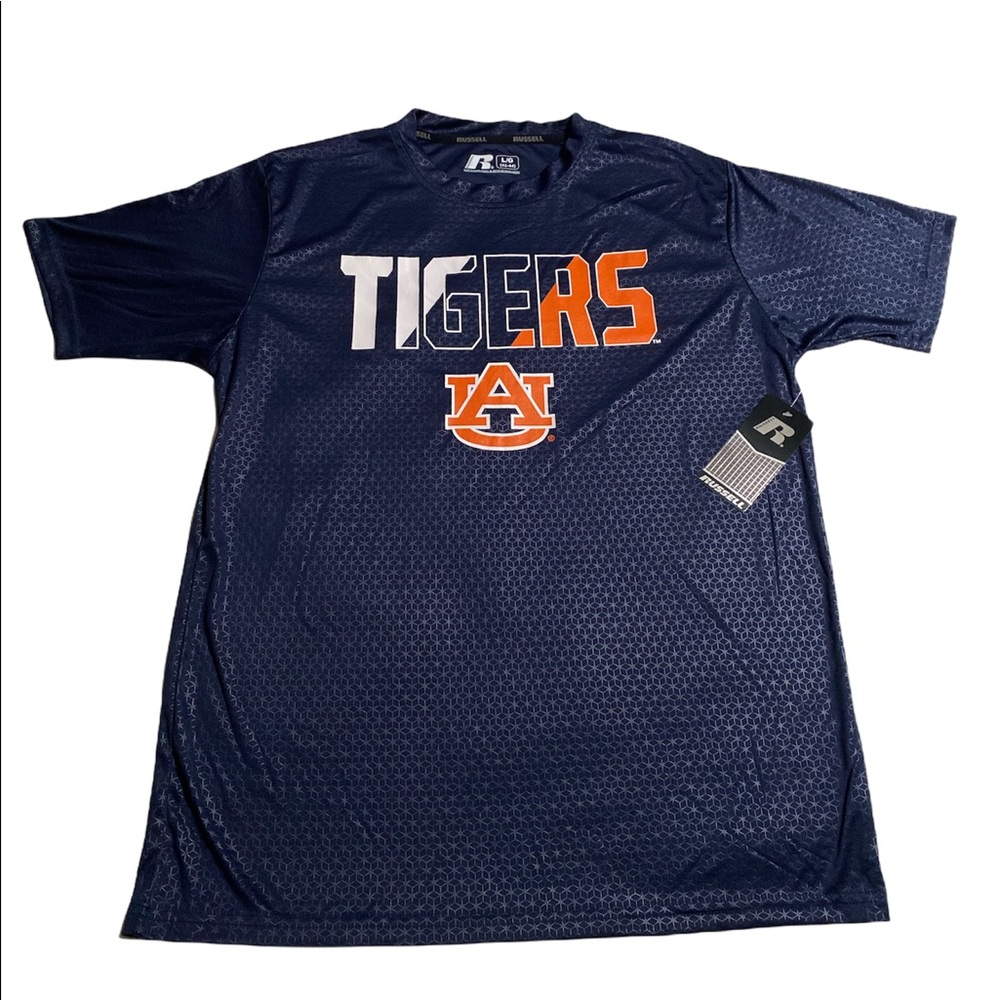 RUSSELL ATHLETIC AU AUBURN TIGERS PERFORMANCE SHIRT